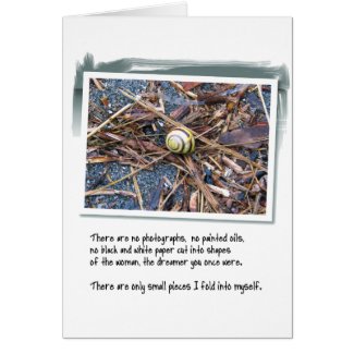 Love Poem and Snail card