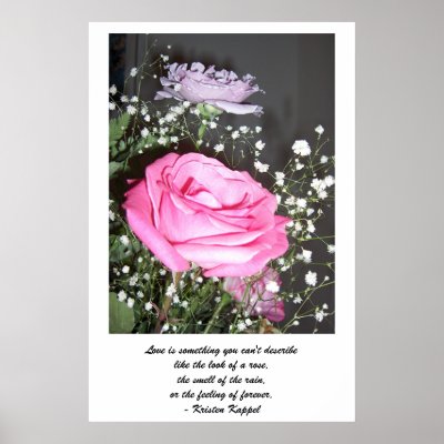 love poems with roses. Love Poem - Rose Poster by