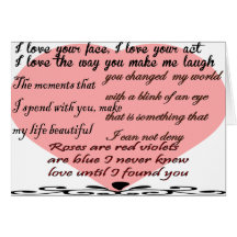 LOVE POEMS CARDS