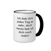 Love poems cup coffee mug