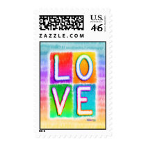 LOVE Pop Art Postage postage by PopArtDiva LOVE Pop Art Postage postage