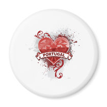 Love Portugal Refrigerator Magnet