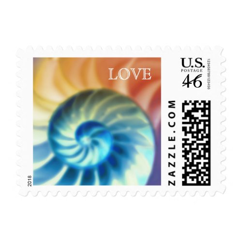 Love - Postage stamp