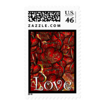 "Love" postage