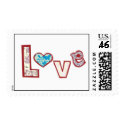 Love postage by originalART Love postage