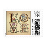 vintage Love stamps