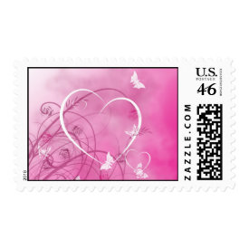 Love Stamp - Dainty red swirls with white hearts and butterflies, accented with red roses. Say I love you for Valentine's Day, Mother's Day, birthdays, engagement, wedding, anniversary, etc. Love Stamp - Dainty red swirls with white hearts and butterflies, accented with red roses. Say I love you for Valentine's Day, Mother's Day, birthdays, engagement, wedding, anniversary, etc.