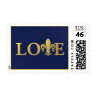 postcard - Love with fleur-de-lis in gold on deep blue textured background.






 

 



