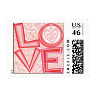 Love! postage stamp stamp