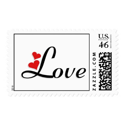 Love Postage Stamp by dndartstudio