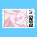Love Postage Stamp by dndartstudio Love Postage Stamp