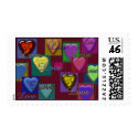 Love postage stamps