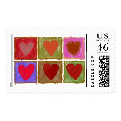 Love postage stamps