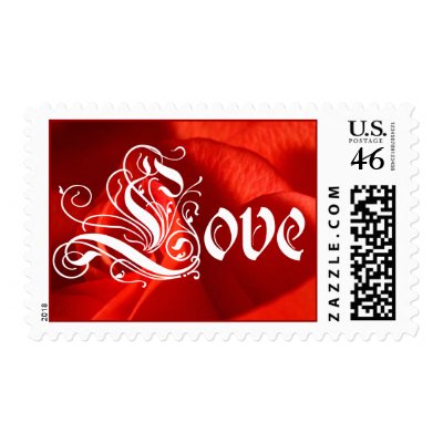 Love Postage Stamps Wedding
