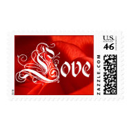 Love Postal Stamp Wedding stamp