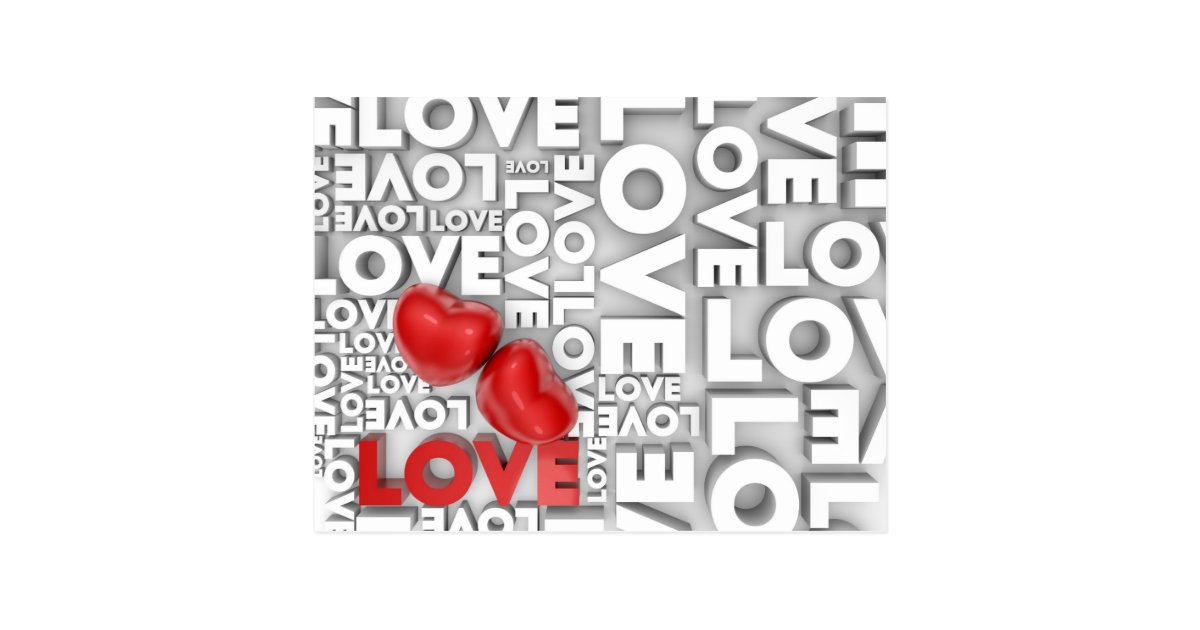 Love postcard | Zazzle