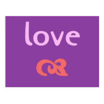 Love Postcard postcards