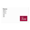 Love business cards