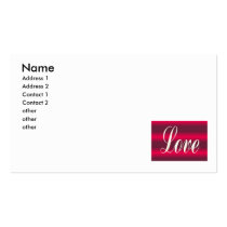 Love business cards