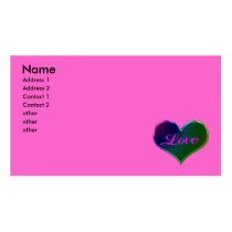 Love business cards