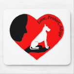 Love, Protect, Adopt Mouse Pad