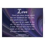 Love Proverbs 30-18 cards