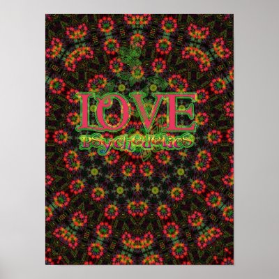 love psychedelics poster