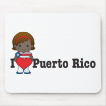 Love Puerto Rico Mouse Mat