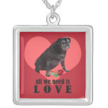Love Pug Necklace