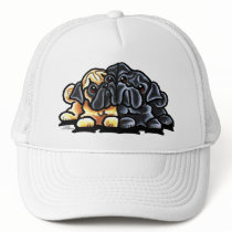 Love Pugs Trucker Hats