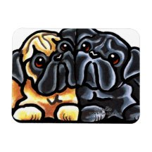Love Pugs Magnets