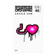 Love Pump - Emo Alternative Grunge Rock Punk Stamp