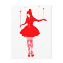 love puppet postcard