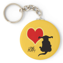 Love Puppy keychain keychains