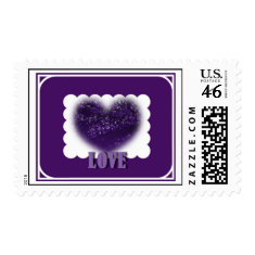 Love Purple Heart Postage stamp