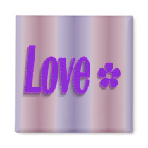 love purple magnets by DonnaGrayson love purple magnets