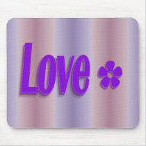 love purple mousepads by DonnaGrayson love purple mousepads