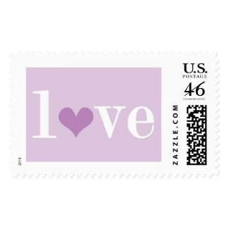 Love Purple stamp