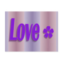 love purple postcards by DonnaGrayson love purple postcards