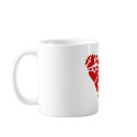 Love Puzzle: Red Heart Pieces mugs by birdy27 Love Puzzle: Red Heart Pieces mugs