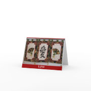Love quilt notecard card