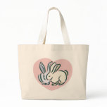 Love Rabbits Canvas Bags