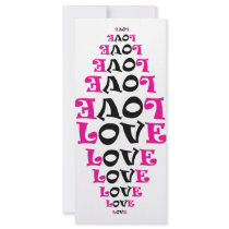 ** LOVE ** rack cards