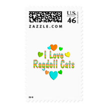 Love Ragdoll Cats Stamps