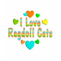 Love Ragdoll Cats t-shirts by MyFavoriteCat Love Ragdoll Cats t-shirts