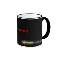LOVE RAGE COMEDY mug mugs