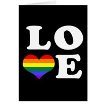 Love Rainbow Pride Cards