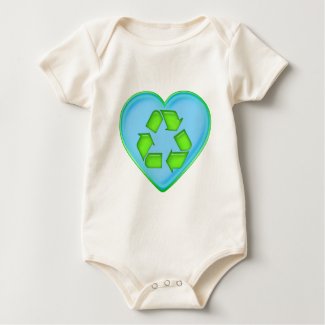 Love Recycling Ocean Heart shirt
