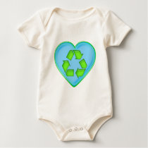 Love Recycling Ocean Heart t-shirts