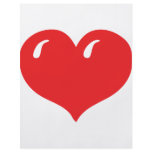 love red heart flyer design